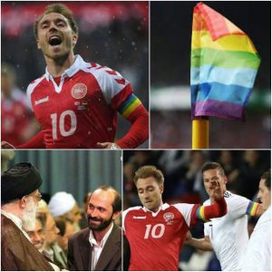 بازی آلمان - دانمارک و نمادهاى رنگين كمانى